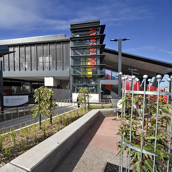 Footscray Train Station Australian Native Landscapes (ANL)