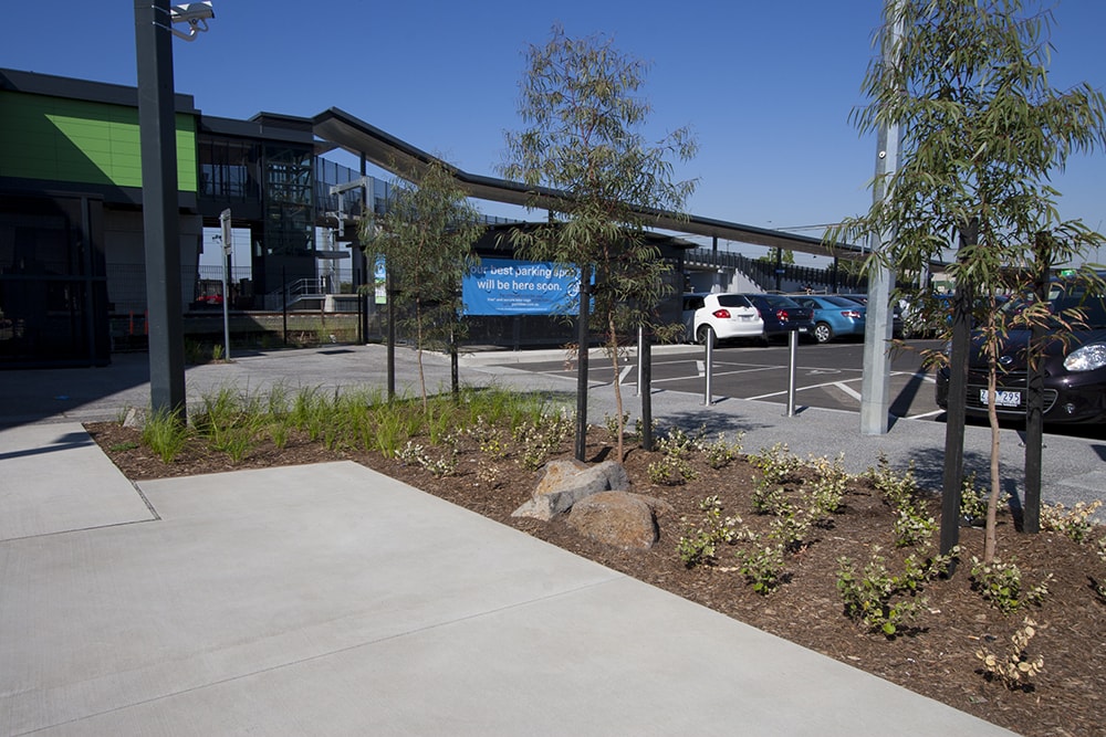 West Footscray Train Station Australian Native Landscapes (ANL)